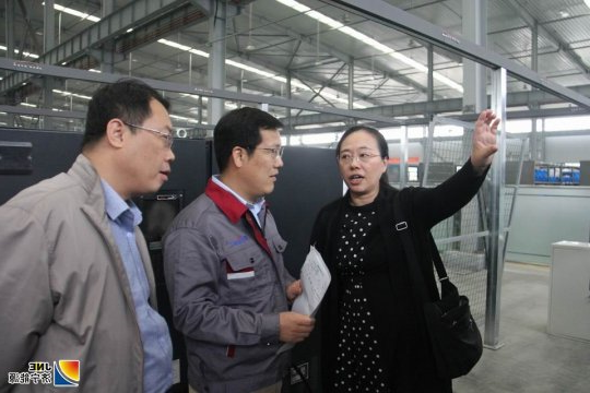 孟进到落陵盛源公司调研指导工作