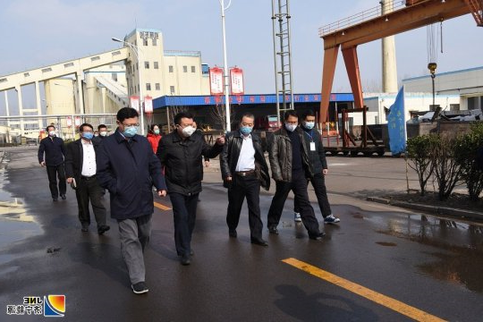 市督导组到金桥煤矿督导疫情防控及复工复产工作