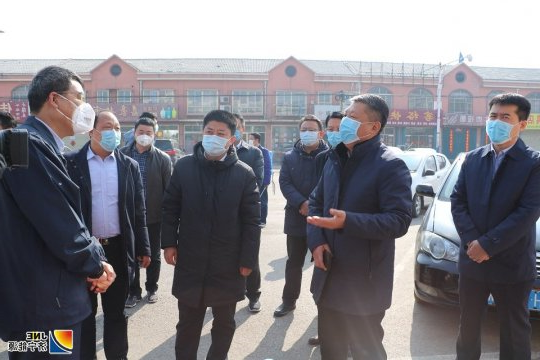 李洪文到义桥煤矿督导疫情防控及复工复产工作