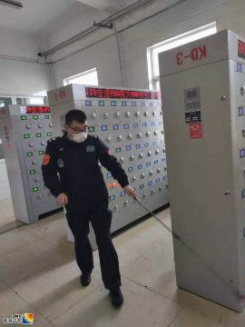 记朱家峁煤矿疫情防控双人组