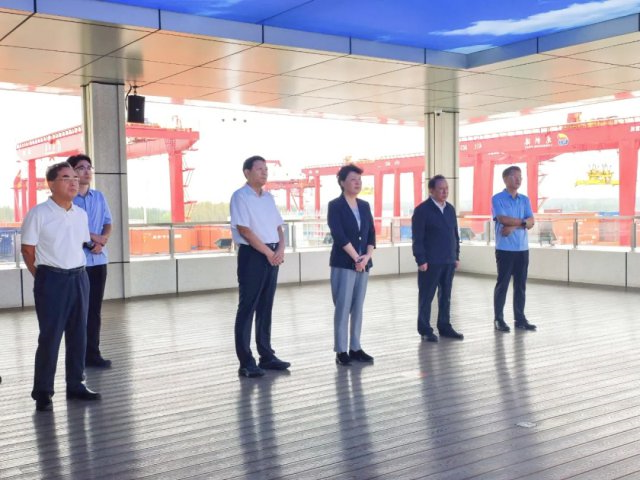 霍媛媛到济宁能源集团调研港航高质量发展情况
